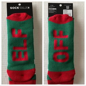 ELF OFF  Holiday Christmas Socks